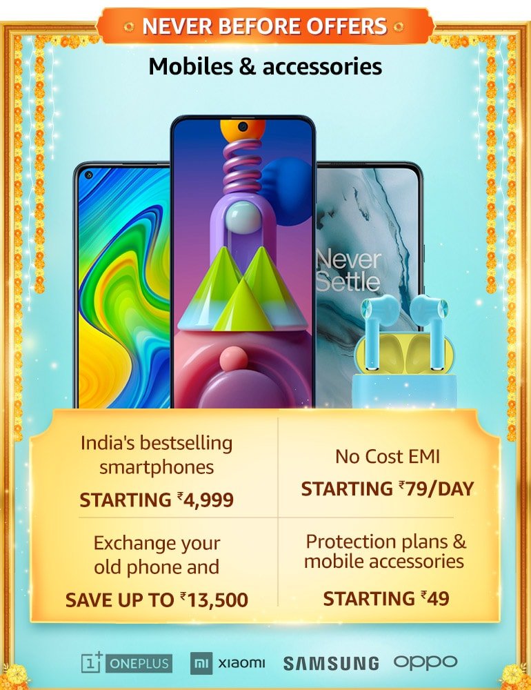 Amazon Great Indian Festival Mobile Offer Sales 2020